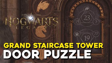 Hogwarts Legacy Grand Staircase door puzzle solution